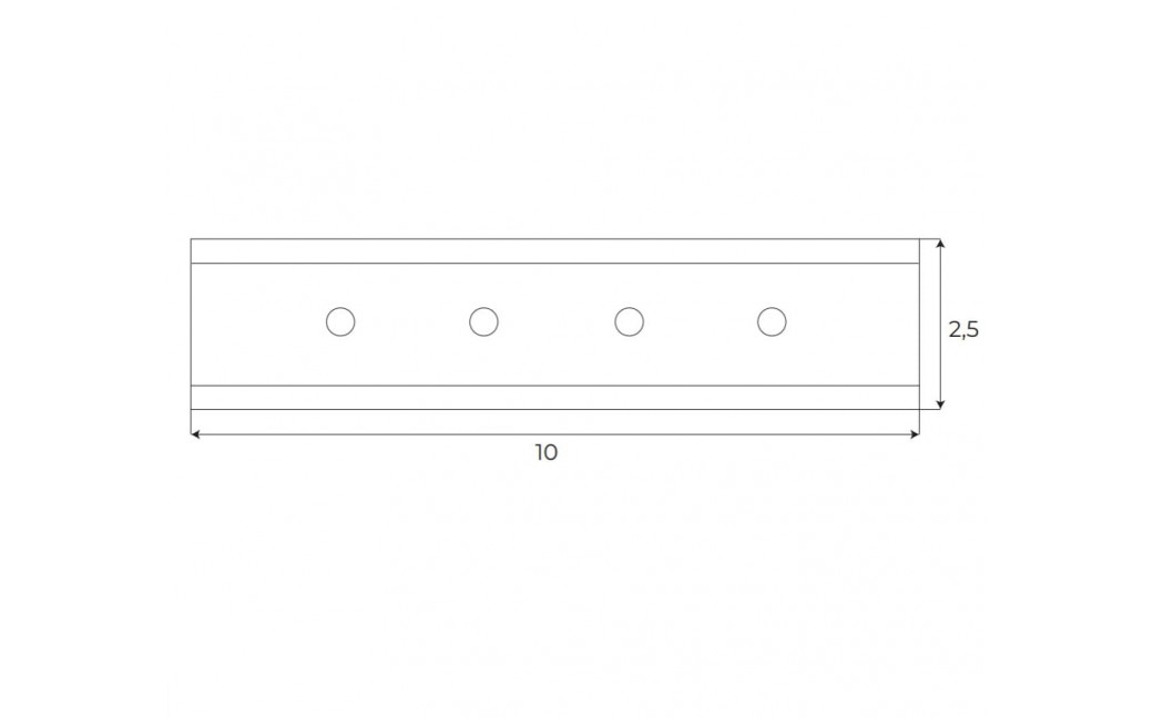 MAXLight Magnetic MA0009 Adaptor do łączenia szyna + szyna (1 sztuka) MT0001, MT0002, MT0011, MT0012