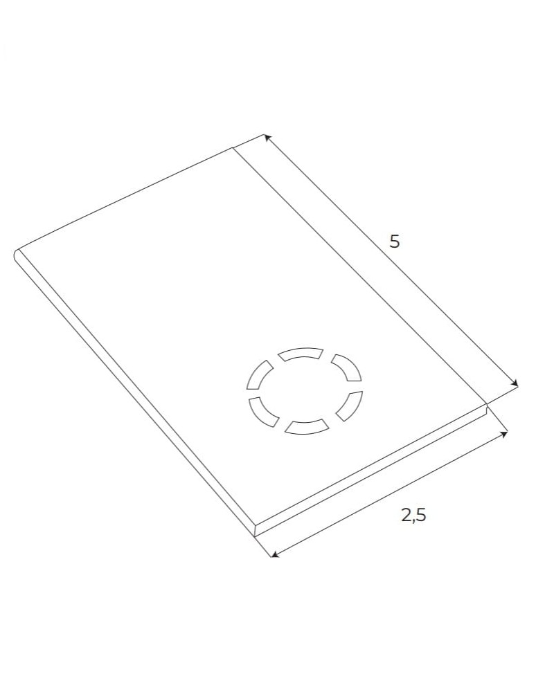 Accessories for magnetic busbars - Maxlight End Cap for Deep Surface Rail Mt0001, Mt0002 MA0012. - product kolory-swiatla.pl 2