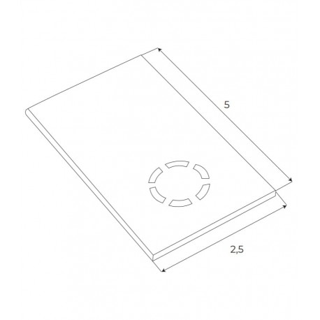 MAXLight Magnetic MA0012 Zaślepka końcowa czarna do szyn natynkowych głębokich MT0001, MT0002