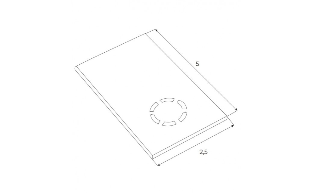 MAXLight Magnetic MA0012 Zaślepka końcowa czarna do szyn natynkowych głębokich MT0001, MT0002