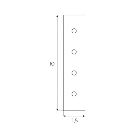 MAXLight Magnetic MA0013 Łącznie kątownika wpuszczanego z szyną wpuszczaną