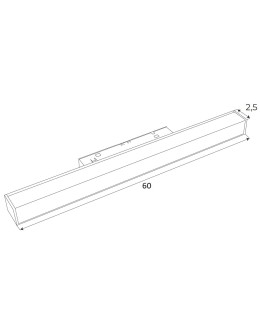 Maxlight Magnetic Linear Lamp Black System On/Off 18W 1126lm 3000K M0002N. - product 2
