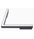 Magnetic rail lamps - Maxlight Magnetic Corner Lamp System On/Off 18W 1111lm 3000K M0006N. - product 1