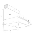 Magnetic rail lamps - Maxlight ZigBee System 6W 323lm 2700-5000K M0007Z Magnetic Broken Lamp. - product 4