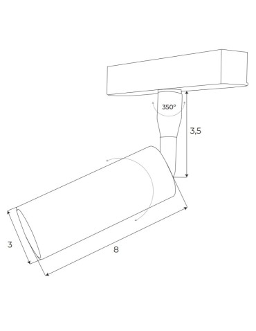 MAXLight Magnetic M0008N Reflektor Magnetyczny System On/Off 5W 361LM 3000K - produkt 2