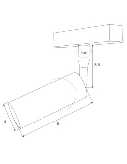 MAXLight Magnetic M0008N Reflektor Magnetyczny System On/Off 5W 361LM 3000K - produkt 2