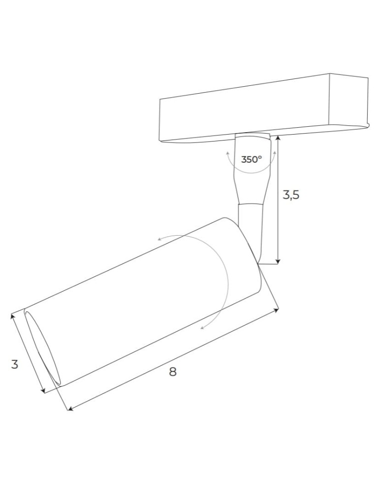 Magnetic rail lamps - Maxlight ZigBee System Magnetic Spotlight 5W 361lm 2700-5000K M0008Z. - product kolory-swiatla.pl 3