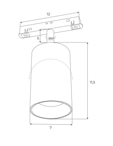 MAXLight Magnetic M0010N Reflektor Magnetyczny System On/Off 20W 1332LM 3000K - produkt 2