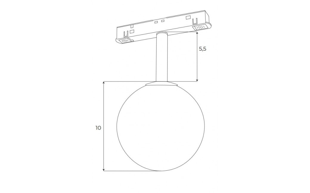 MAXLight Magnetic M0016N Lampa Magnetyczna System On/Off 6W 525LM 3000K