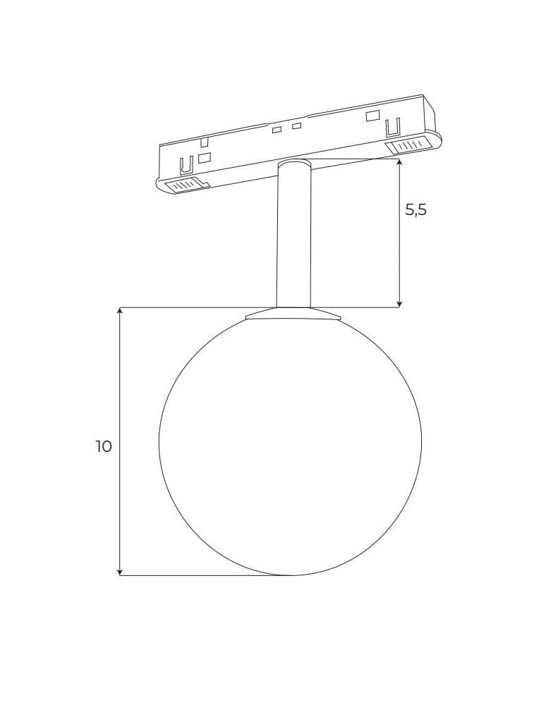 Magnetic rail lamps - Maxlight ZigBee System Magnetic Lamp 6W 525lm 2700-5000K M0016Z. - product kolory-swiatla.pl 4