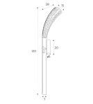 Designer wall lamps - Maxlight Cobra wall lamp W0342 - product 4