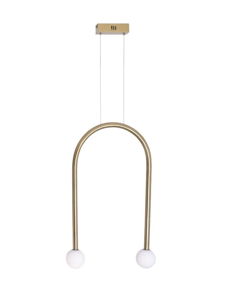Pendant lamps - Maxlight Enigma Gold Pendant Lamp P0514 - product kolory-swiatla.pl 1