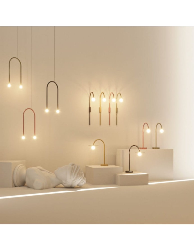 Pendant lamps - Maxlight Enigma Gold Pendant Lamp P0514 - product kolory-swiatla.pl 3