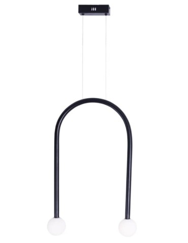 MAXLight P0513 Lampa Wisząca Enigma Czarna