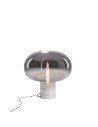 MAXLight T0055 Lampa Stołowa Moonstone Smoke Glass + White Marble