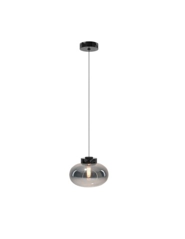 MAXLight P0515 Lampa Wisząca Moonstone Smoke Glass+black Marble