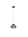 MAXLight P0515 Lampa Wisząca Moonstone Smoke Glass+black Marble