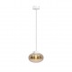 MAXLight P0518 Lampa Wisząca Moonstone Amber Glass+white Marble