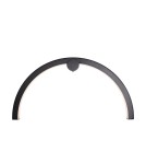 Designer wall lamps - Maxlight Wall lamp Trio Arc Matt Black IP44 W0334 - product 1