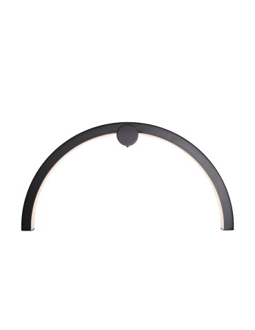 Maxlight Wall lamp Trio Arc Matt Black IP44 W0334