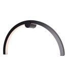 Designer wall lamps - Maxlight Wall lamp Trio Arc Matt Black IP44 W0334 - product 2