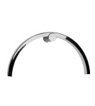 Designer wall lamps - Maxlight Wall lamp Trio Arc Polished Black IP44 W0335. - product 1