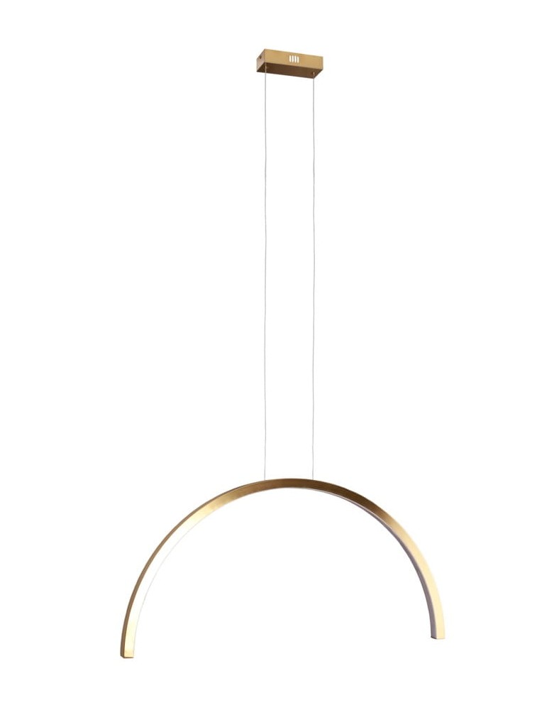 Pendant lamps - Maxlight Trio Arc I Brushed Gold P0521 Pendant Lamp. - product kolory-swiatla.pl 1