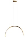 View Maxlight Trio Arc I Brushed Gold P0521 Pendant Lamp.