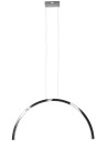 Maxlight Trio Arc I Polished Black P0520 Pendant Lamp.