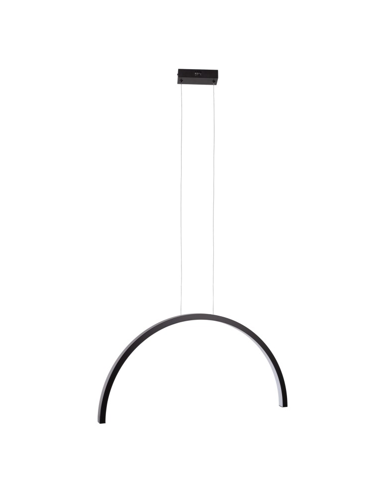 Pendant lamps - Maxlight Trio Arc I Matt Black P0519 Pendant Lamp. - product kolory-swiatla.pl 1