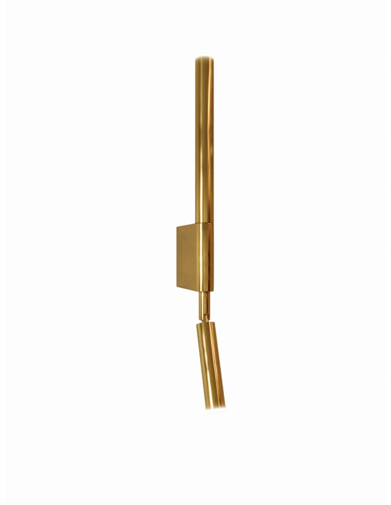Wall lamps for bedrooms - Maxlight Wall lamp Organic I Gold Gloss W0340 - product kolory-swiatla.pl 1