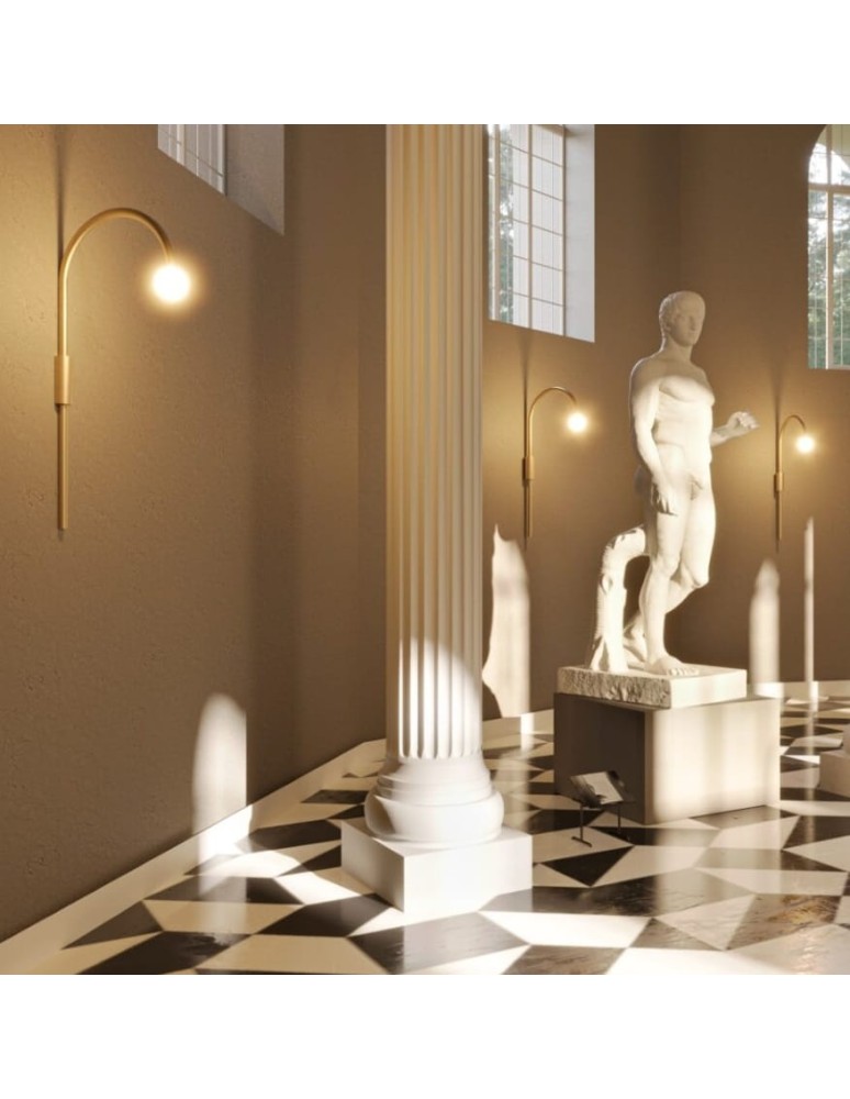 Designer wall lamps - Maxlight Enigma Wall lamp Gold W0338 - product kolory-swiatla.pl 2