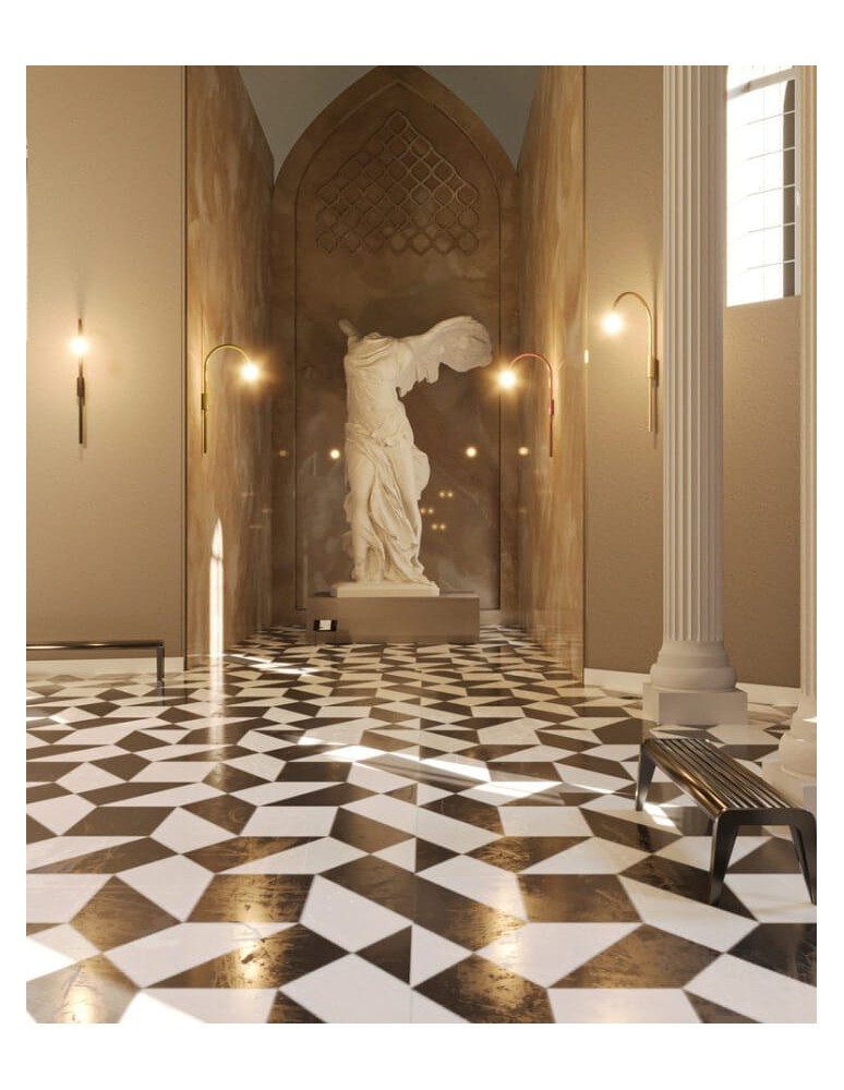 Designer wall lamps - Maxlight Enigma Wall lamp Gold W0338 - product kolory-swiatla.pl 3