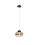 Pendant lamps - Maxlight Moonstone Amber Glass+Black Marble P0516 Pendant Lamp. - product 1
