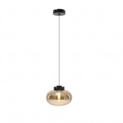 MAXLight P0516 Lampa Wisząca Moonstone Amber Glass+black Marble