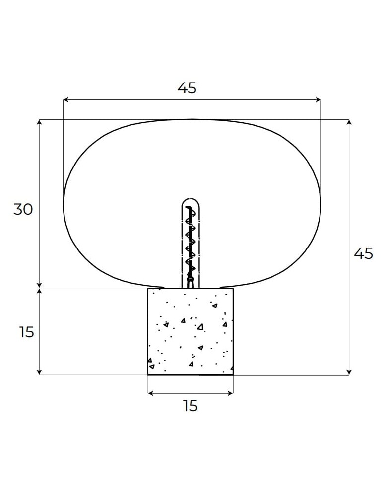 Table lamps - Maxlight Moonstone Table Lamp Smoke Glass + Black Marble T0057. - product kolory-swiatla.pl 2