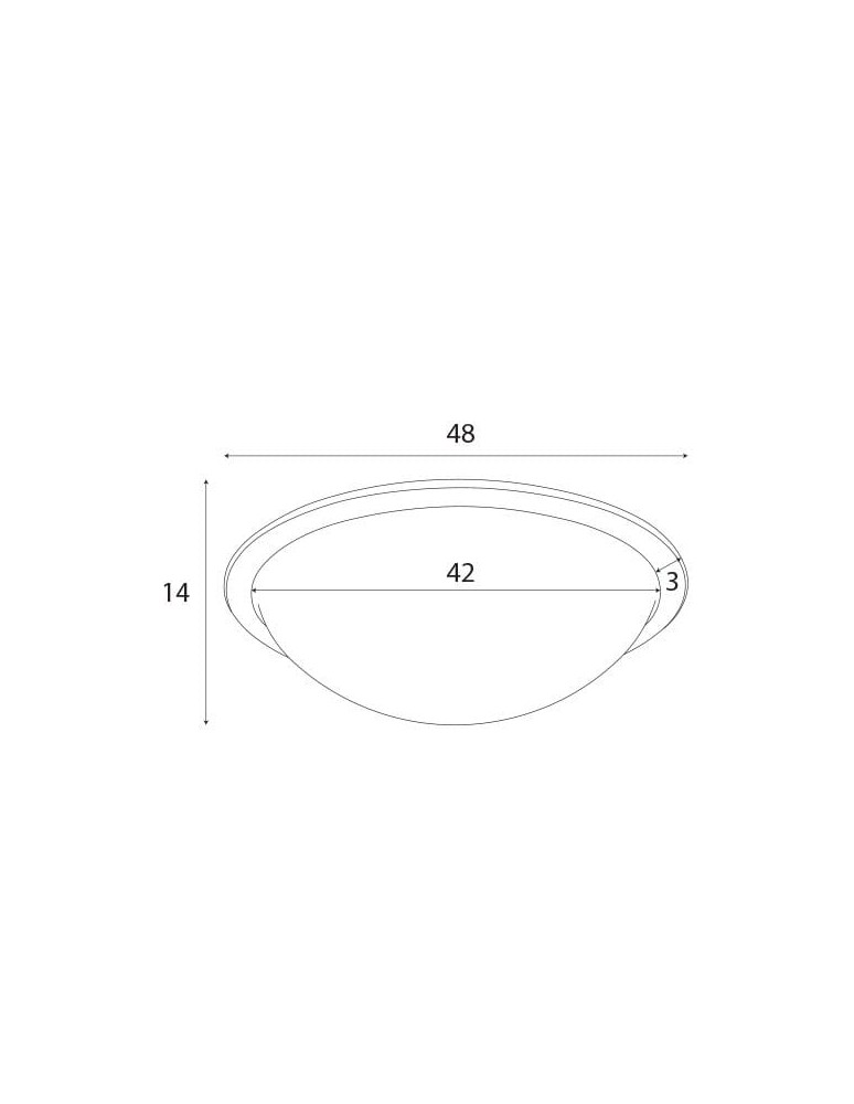 Ceiling lamps - Maxlight Plafon Lotto 48cm C0238 - product kolory-swiatla.pl 3