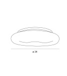 Ceiling lamps - Maxlight Plafon Duo 34Cm C0233 - product 3