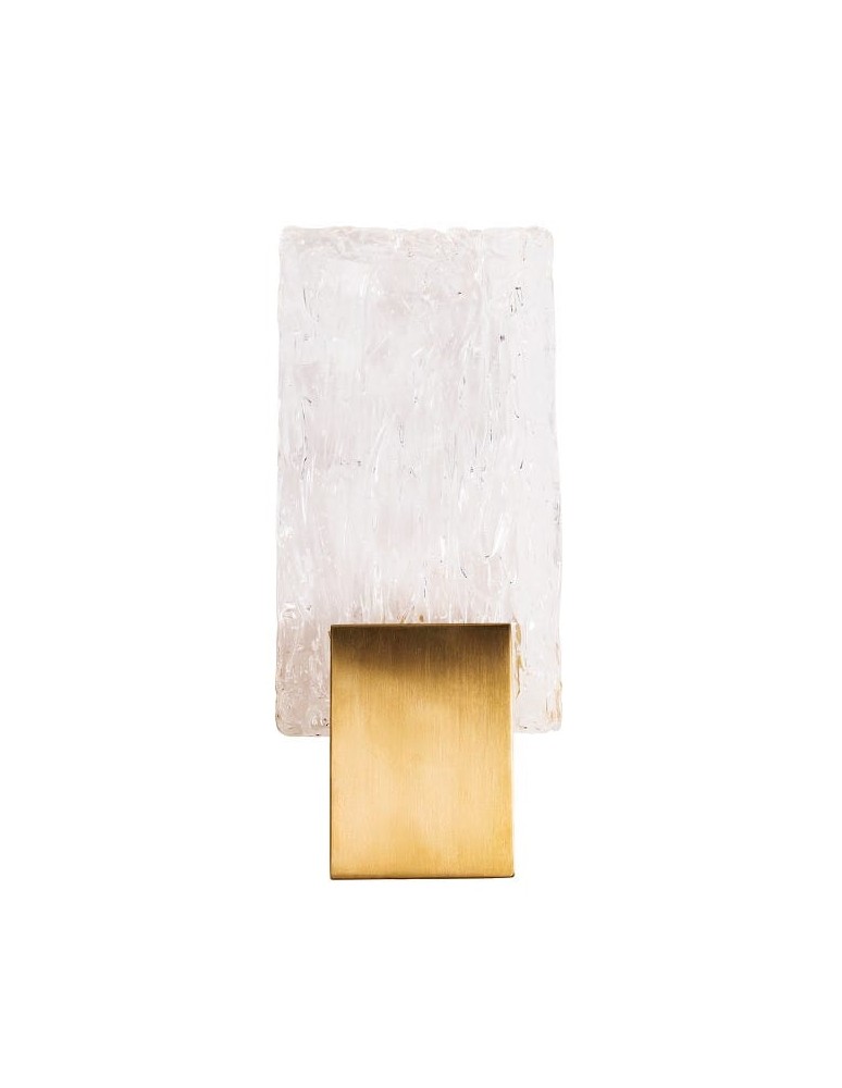 Modern wall lamps - Maxlight Wall lamp Vetro Brushed Gold W0360 - product kolory-swiatla.pl 1