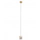 MAXLight P0573D Lampa Wisząca Vetro Brushed Gold