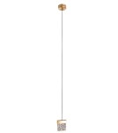 Pendant lamps - Maxlight Vetro Brushed Gold Pendant Lamp P0573D. - product 1