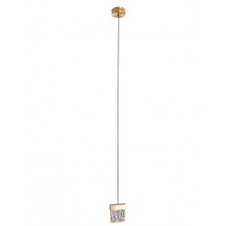 MAXLight P0573D Lampa Wisząca Vetro Brushed Gold