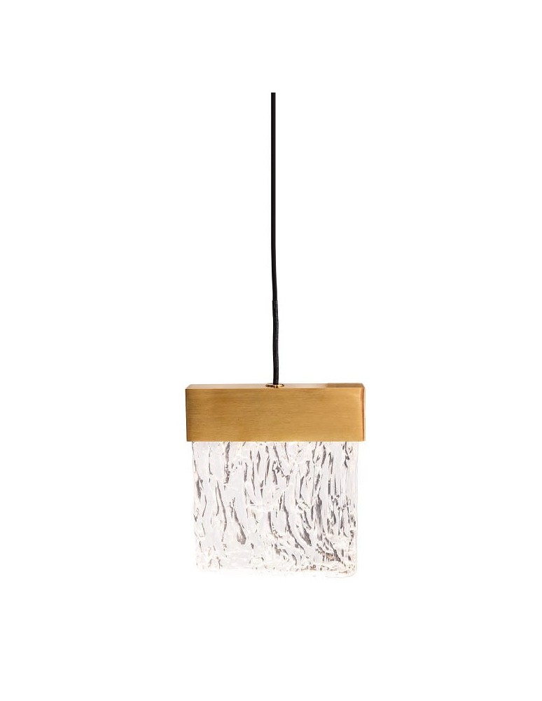Pendant lamps - Maxlight Vetro Brushed Gold Pendant Lamp P0573D. - product kolory-swiatla.pl 2