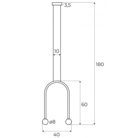 MAXLight P0523 Lampa Wisząca Enigma Czerwona