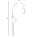 Designer wall lamps - Maxlight Enigma wall lamp Green W0343 - product 3