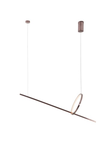 MAXLight P0570D Lampa Wisząca Lozanna 18W Brushed Bronze