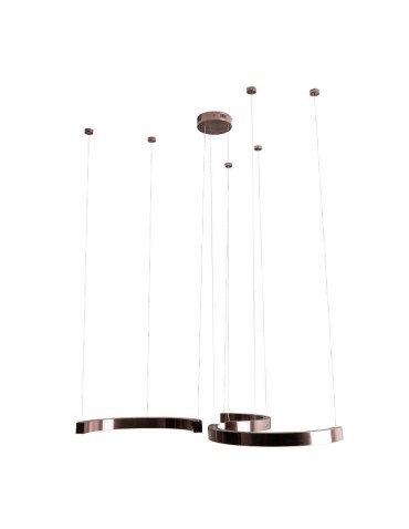 MAXLight P0571D Lampa Wisząca Lotus 40W Brushed Bronze