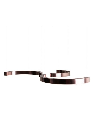 MAXLight P0571D Lampa Wisząca Lotus 40W Brushed Bronze - produkt 2