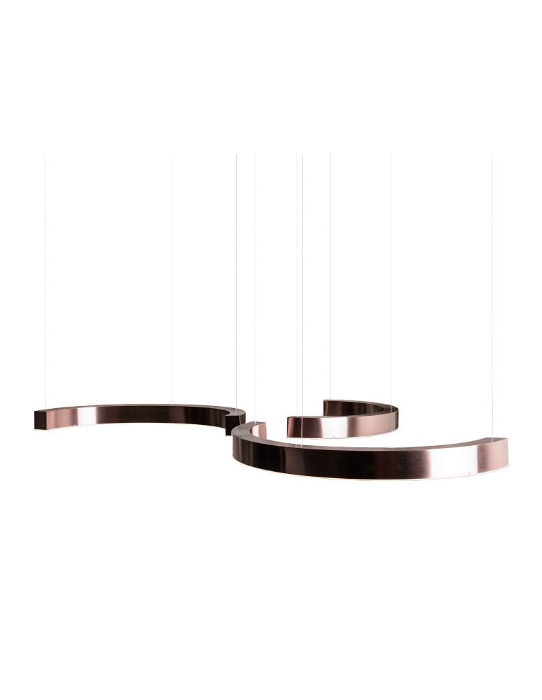 Pendant lamps - Maxlight Lotus 40W Brushed Bronze P0571D Pendant Lamp. - product kolory-swiatla.pl 2