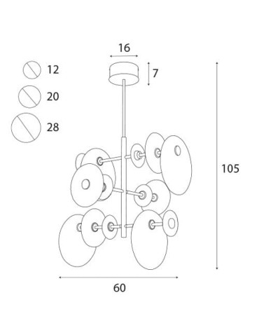 MAXLight P0541 Lampa Wisząca Allure - produkt 2